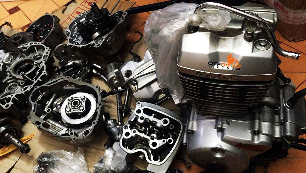 Spare parts for motor bikes